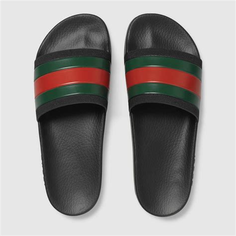 gucci slides all black.